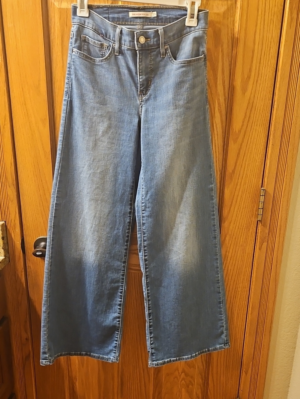 Levi's Light Blue Wide-Leg Jeans